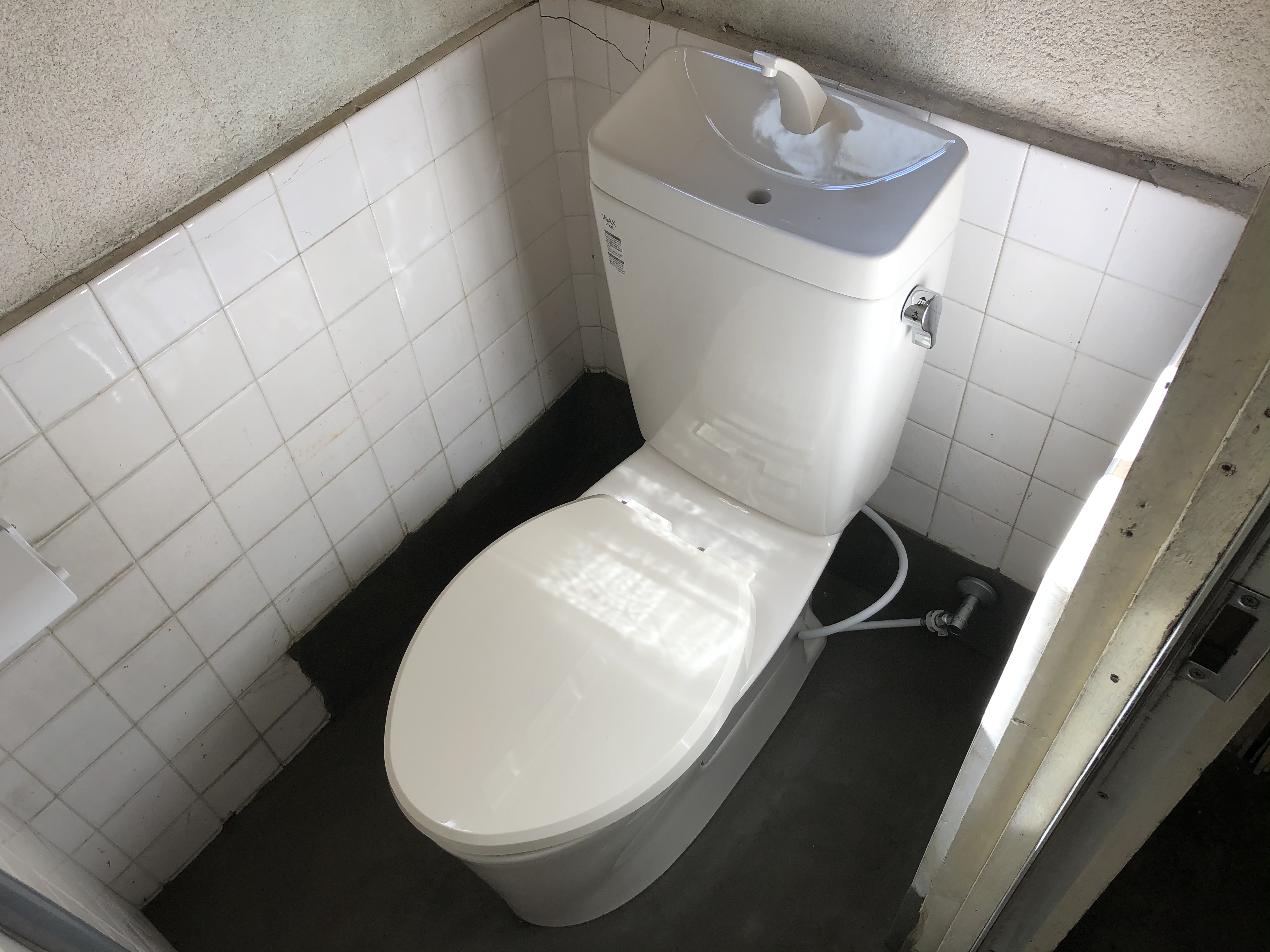 大阪市天王寺区　戸建て住宅の和式トイレから洋式トイレリフォーム工事施工事例