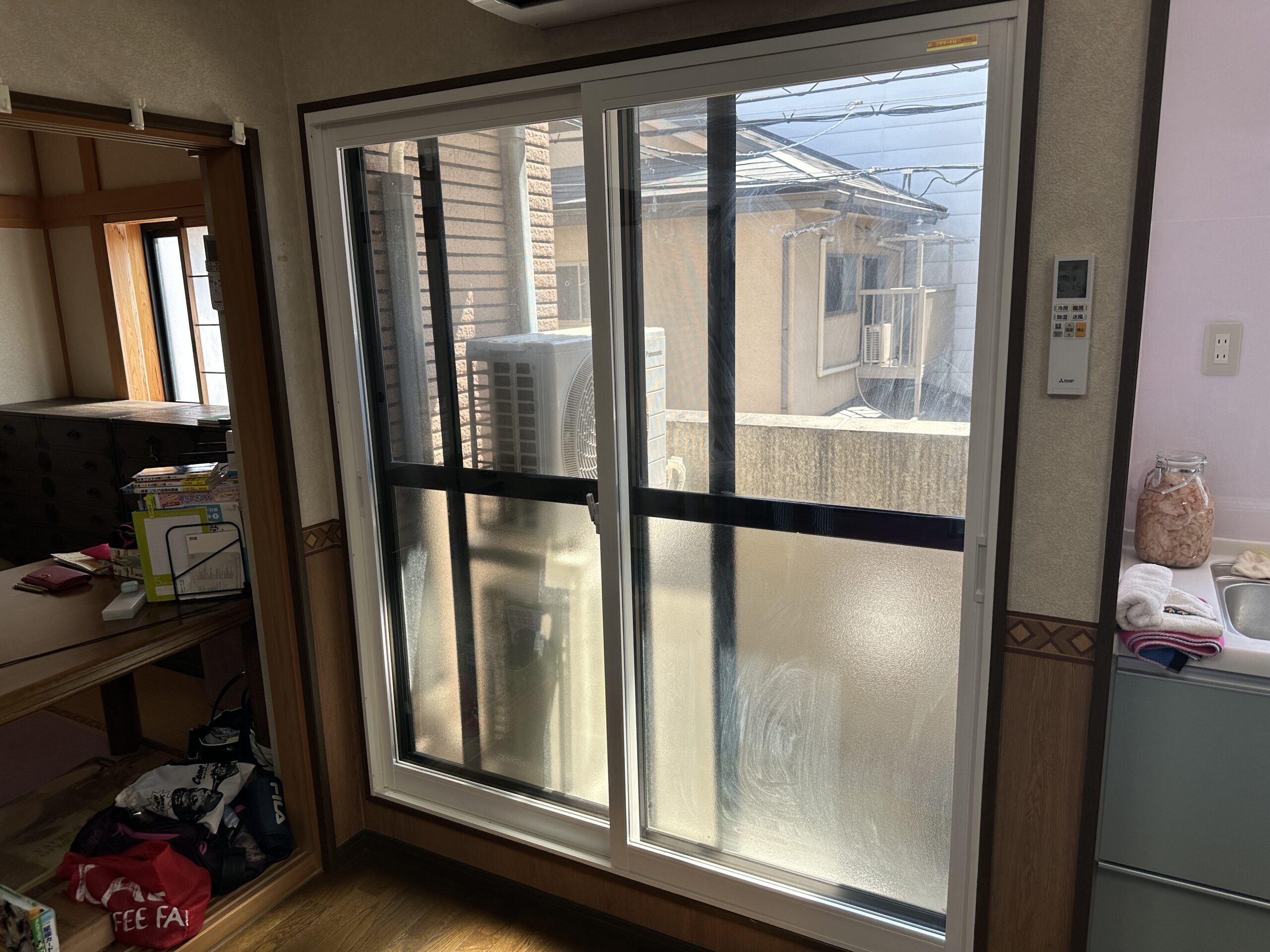 大阪市阿倍野区　戸建て住宅の内窓設置リフォーム工事　プラマードUのSタイプ